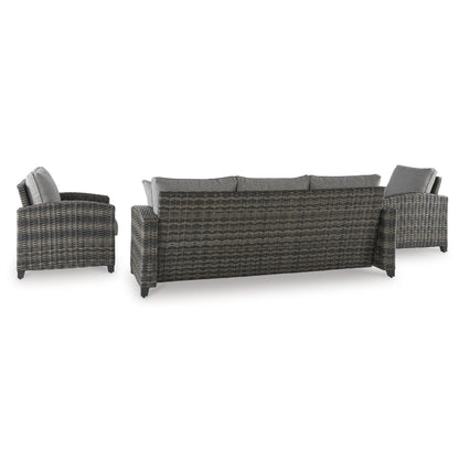 Signature Design by Ashley Oasis Court P335 - 081 Sofa/Chairs/Table Set - American Furniture of Slidell