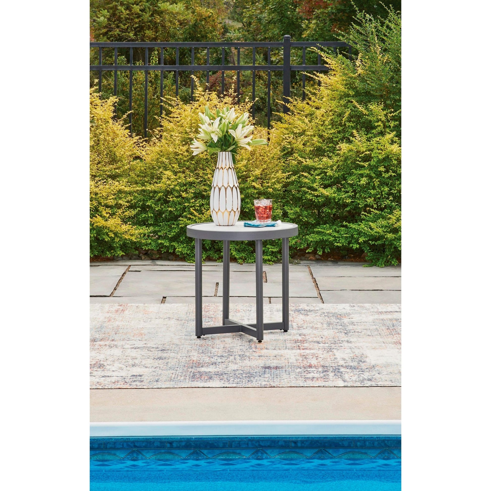 Signature Design by Ashley Ocean Beach PCP510 - 706 Round End Table - American Furniture of Slidell