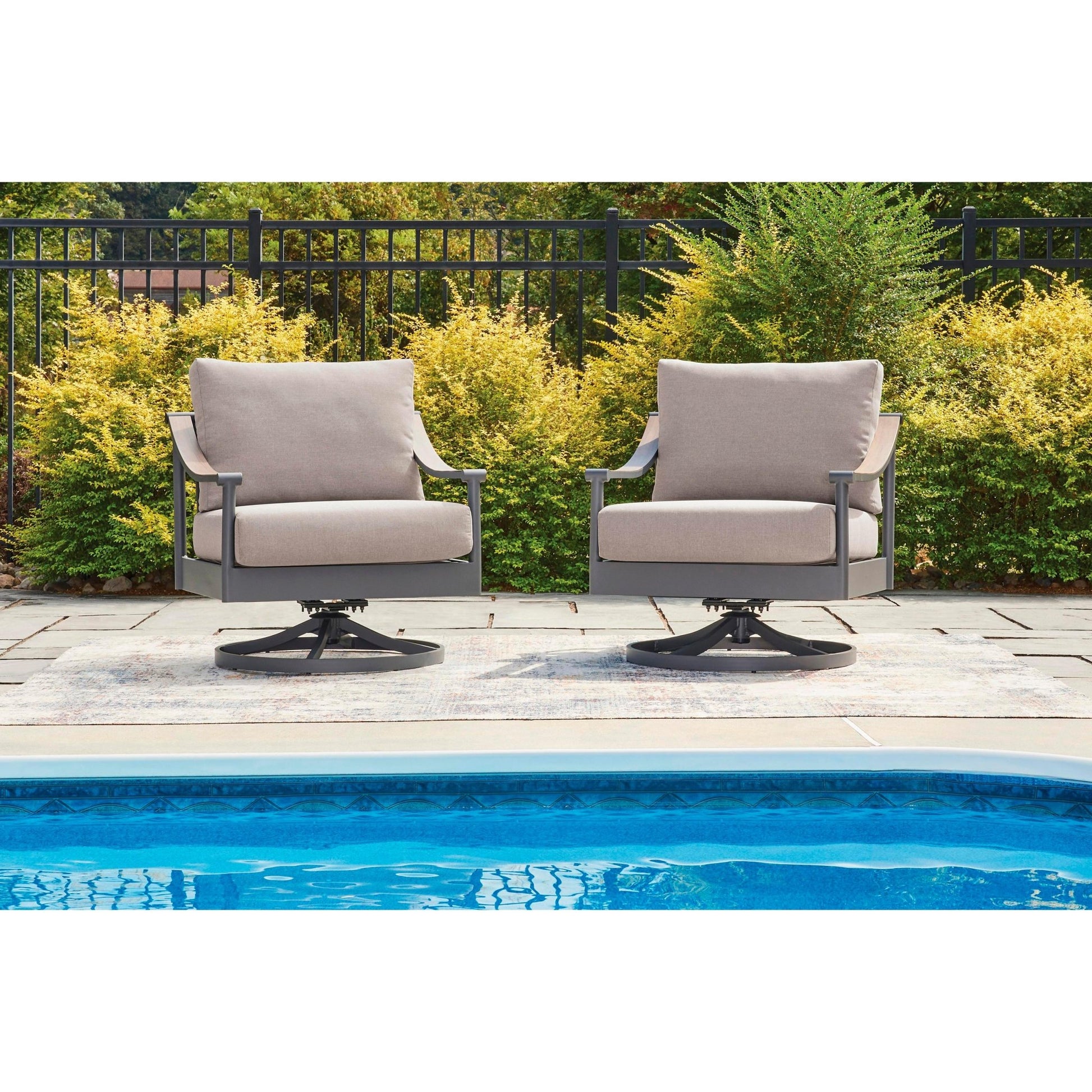 Signature Design by Ashley Ocean Beach PCP510 - 821 Swivel Lounge with Cushion - American Furniture of Slidell
