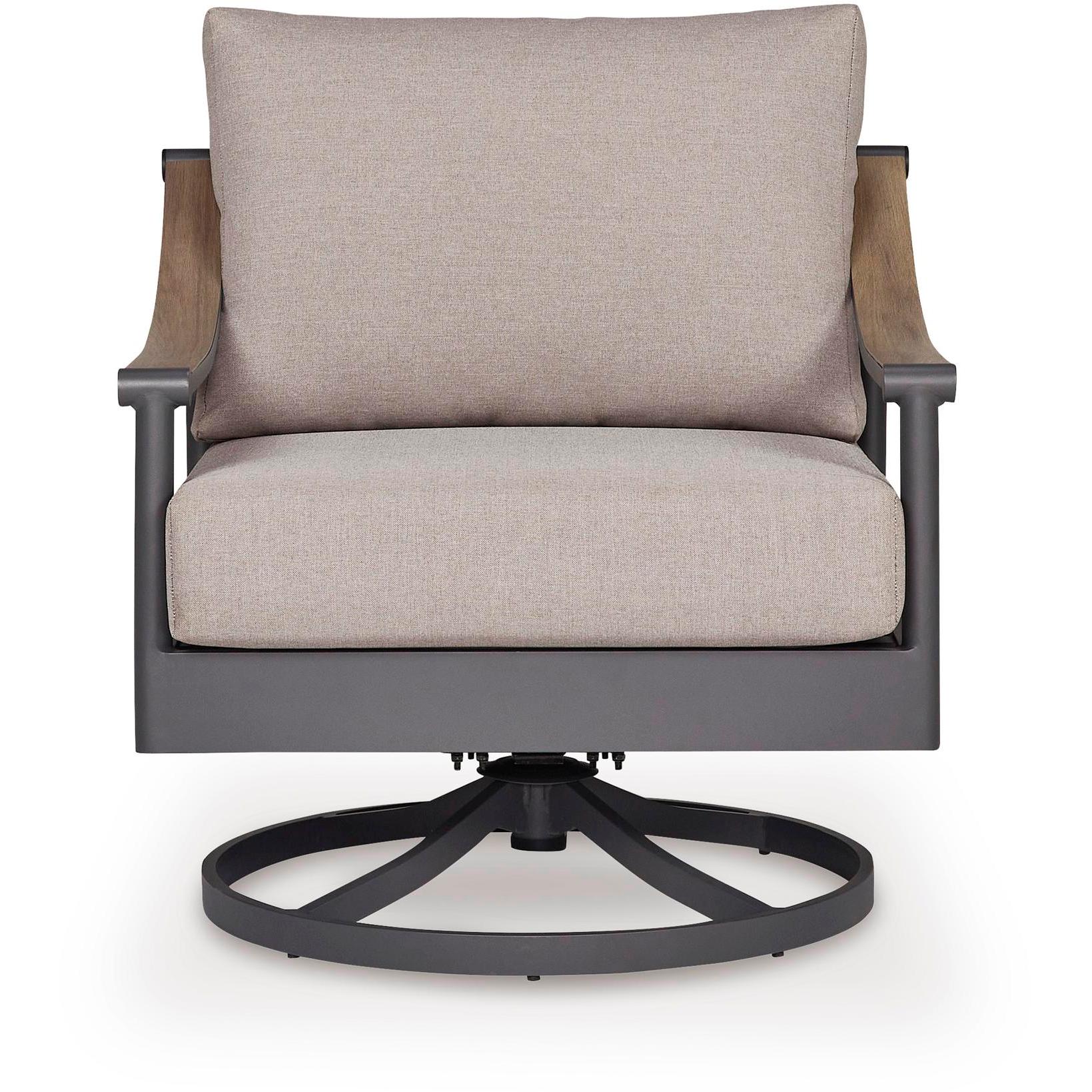 Signature Design by Ashley Ocean Beach PCP510 - 821 Swivel Lounge with Cushion - American Furniture of Slidell