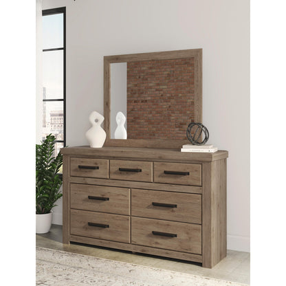 Signature Design by Ashley Oliandon PCB2844 8 pc King Panel Bedroom Set - American Furniture of Slidell