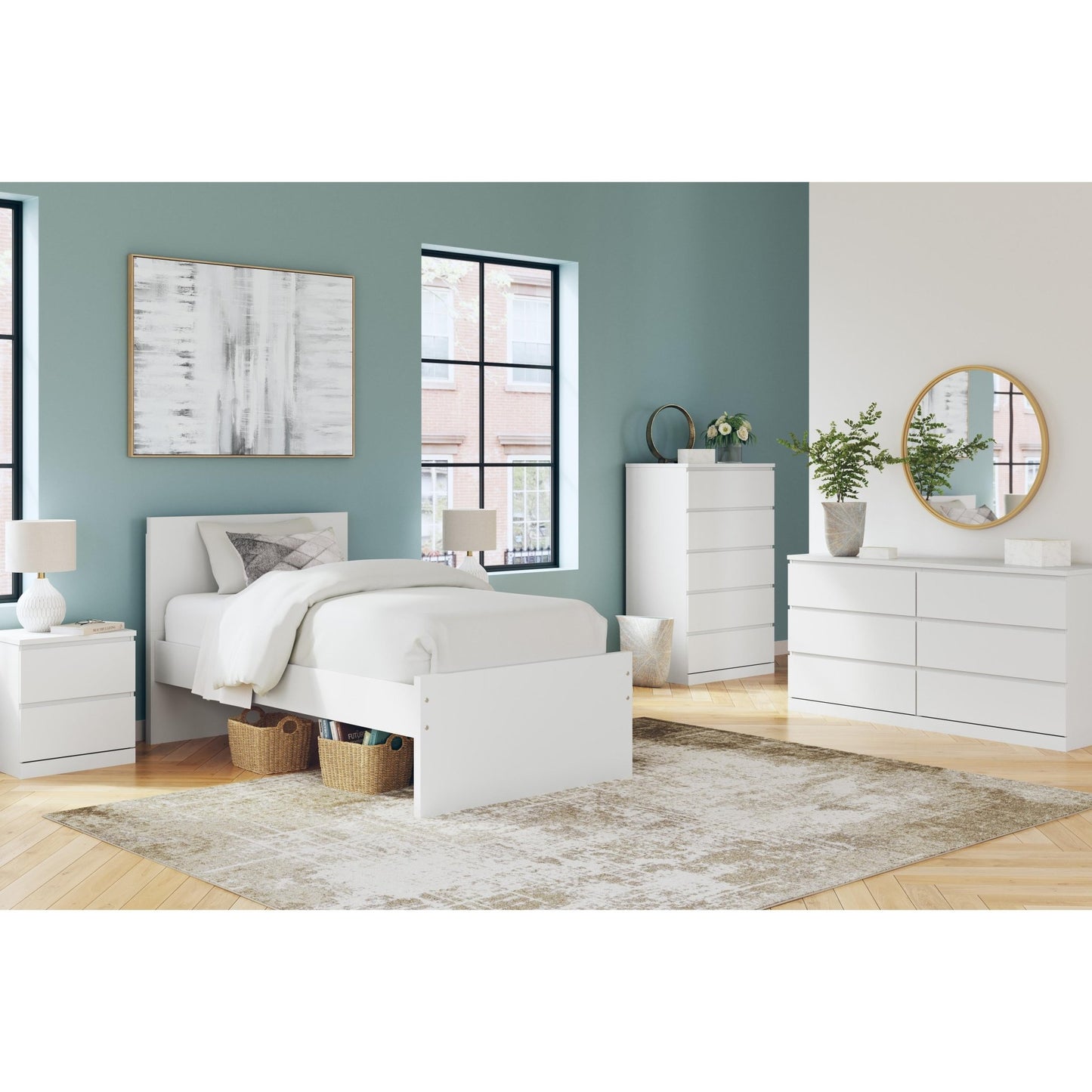 Signature Design by Ashley Onita EB9630 - 292 Two Drawer Night Stand - American Furniture of Slidell
