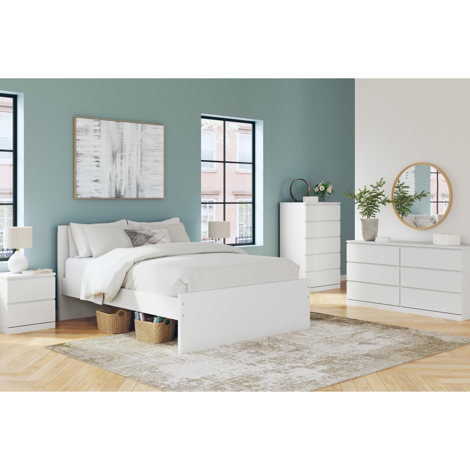 Signature Design by Ashley Onita EB9630 - 292 Two Drawer Night Stand - American Furniture of Slidell