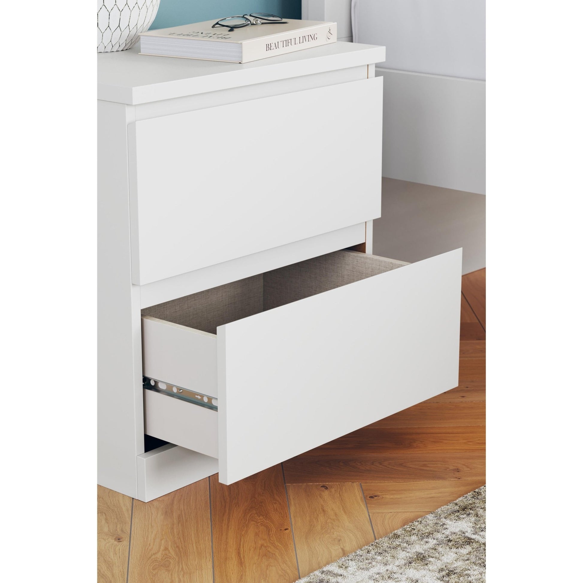 Signature Design by Ashley Onita EB9630 - 292 Two Drawer Night Stand - American Furniture of Slidell