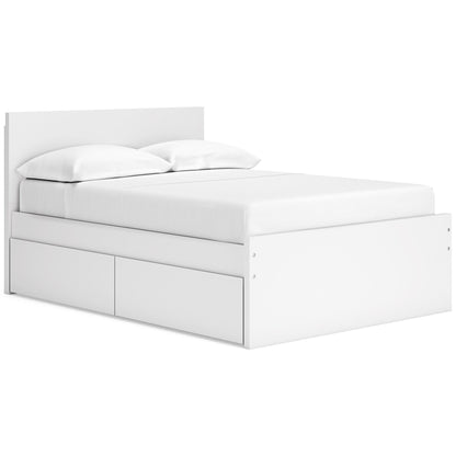 Signature Design by Ashley Onita EB9630B11 Full Panel Platform Bed with 1 Side Storage - American Furniture of Slidell