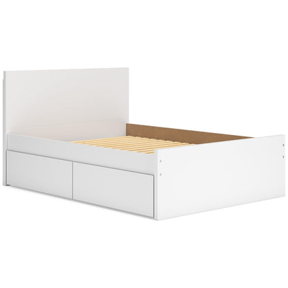Signature Design by Ashley Onita EB9630B11 Full Panel Platform Bed with 1 Side Storage - American Furniture of Slidell