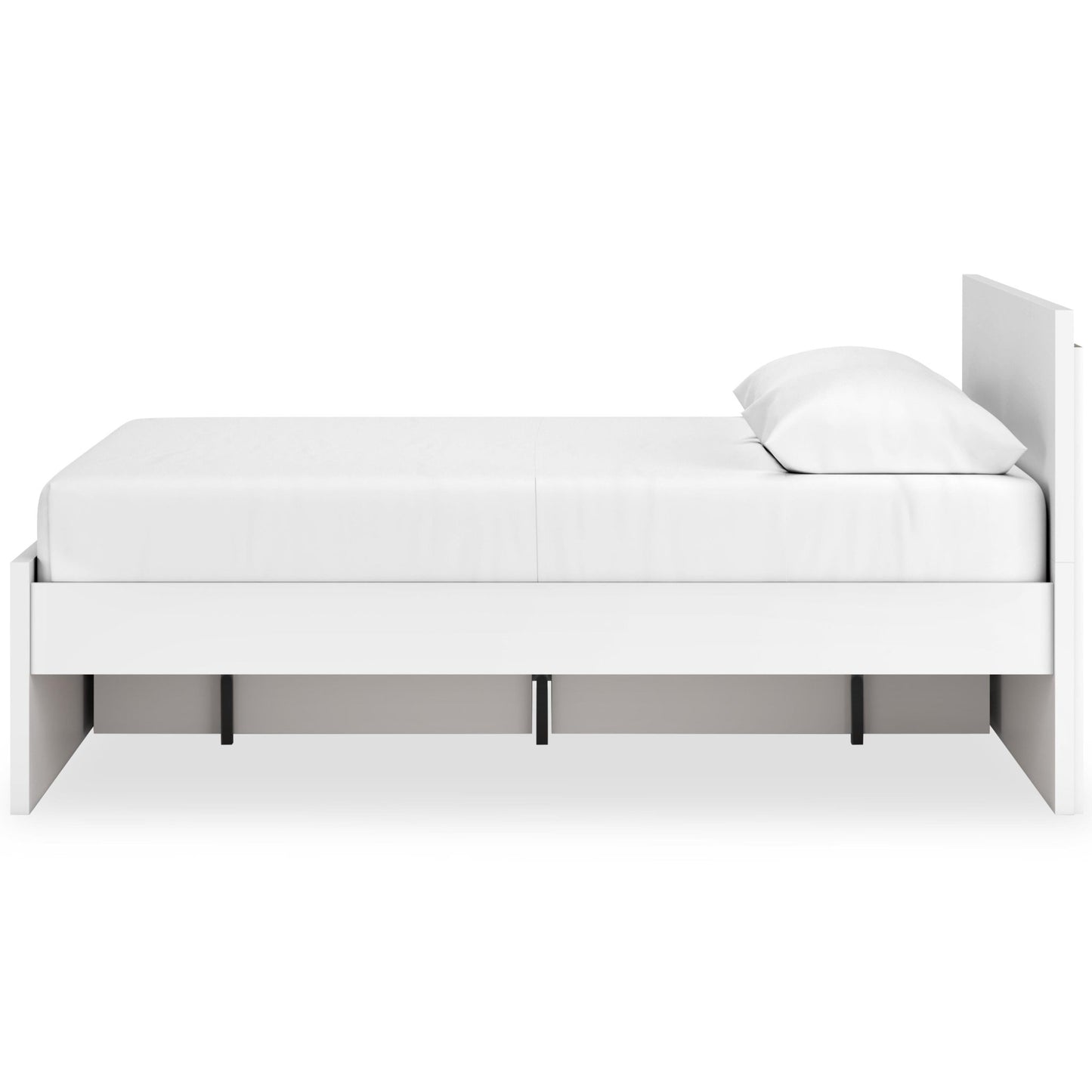 Signature Design by Ashley Onita EB9630B12 Queen Panel Platform Bed with 1 Side Storage - American Furniture of Slidell