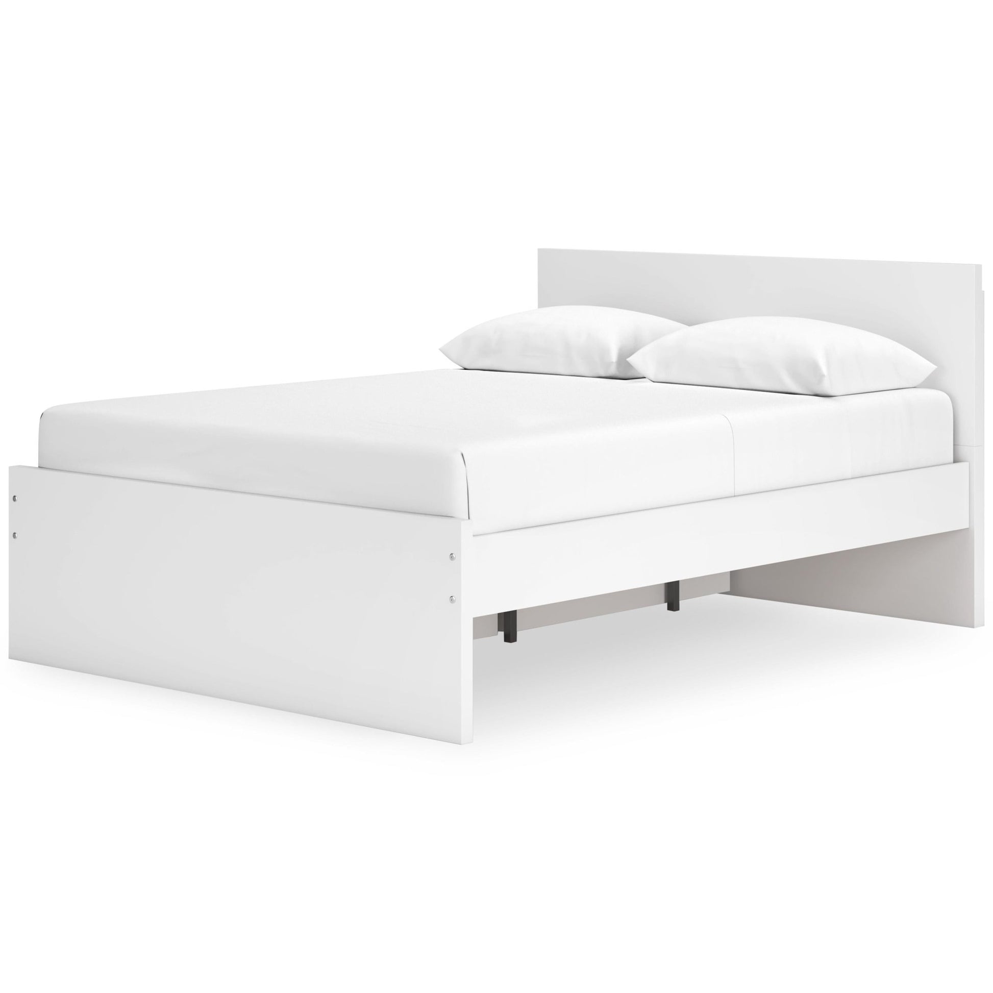 Signature Design by Ashley Onita EB9630B12 Queen Panel Platform Bed with 1 Side Storage - American Furniture of Slidell