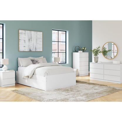 Signature Design by Ashley Onita EB9630B13 Full Platform Bed with 2 Side Storage - American Furniture of Slidell