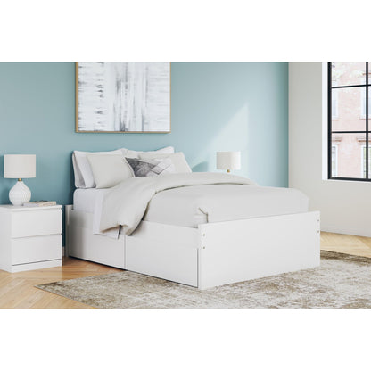 Signature Design by Ashley Onita EB9630B13 Full Platform Bed with 2 Side Storage - American Furniture of Slidell
