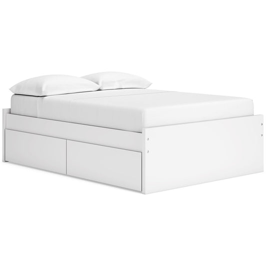 Signature Design by Ashley Onita EB9630B13 Full Platform Bed with 2 Side Storage - American Furniture of Slidell