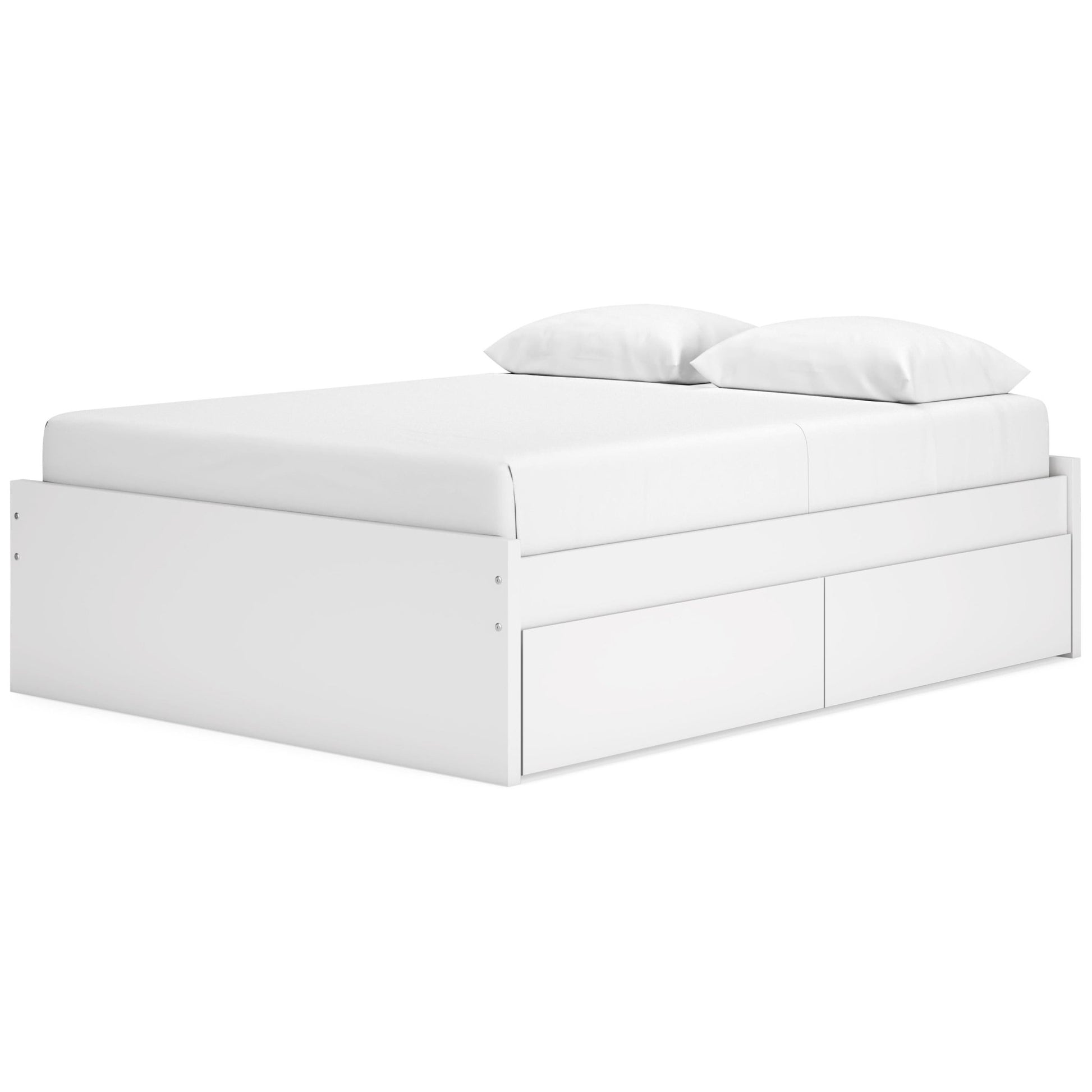 Signature Design by Ashley Onita EB9630B14 Queen Platform Bed with 2 Side Storage - American Furniture of Slidell