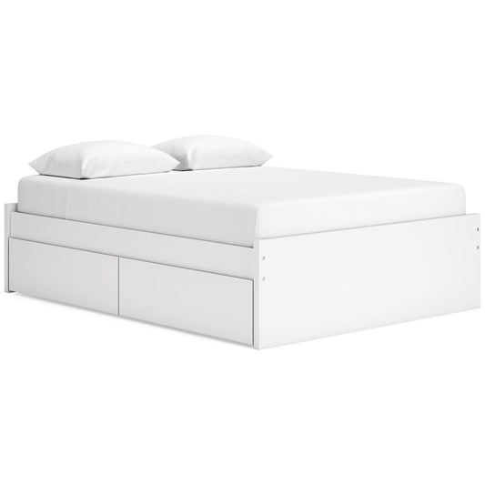 Signature Design by Ashley Onita EB9630B14 Queen Platform Bed with 2 Side Storage - American Furniture of Slidell