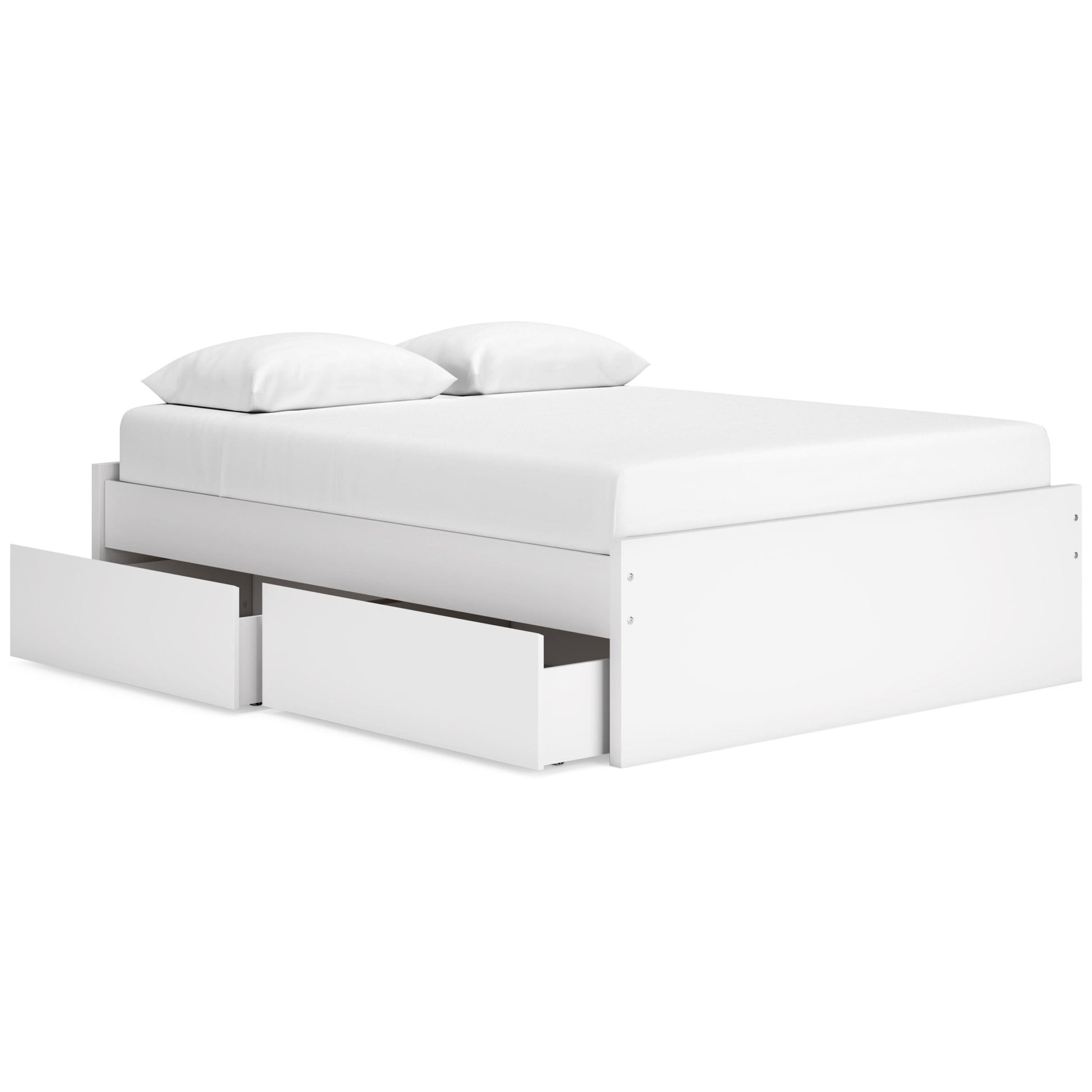 Signature Design by Ashley Onita EB9630B14 Queen Platform Bed with 2 Side Storage - American Furniture of Slidell