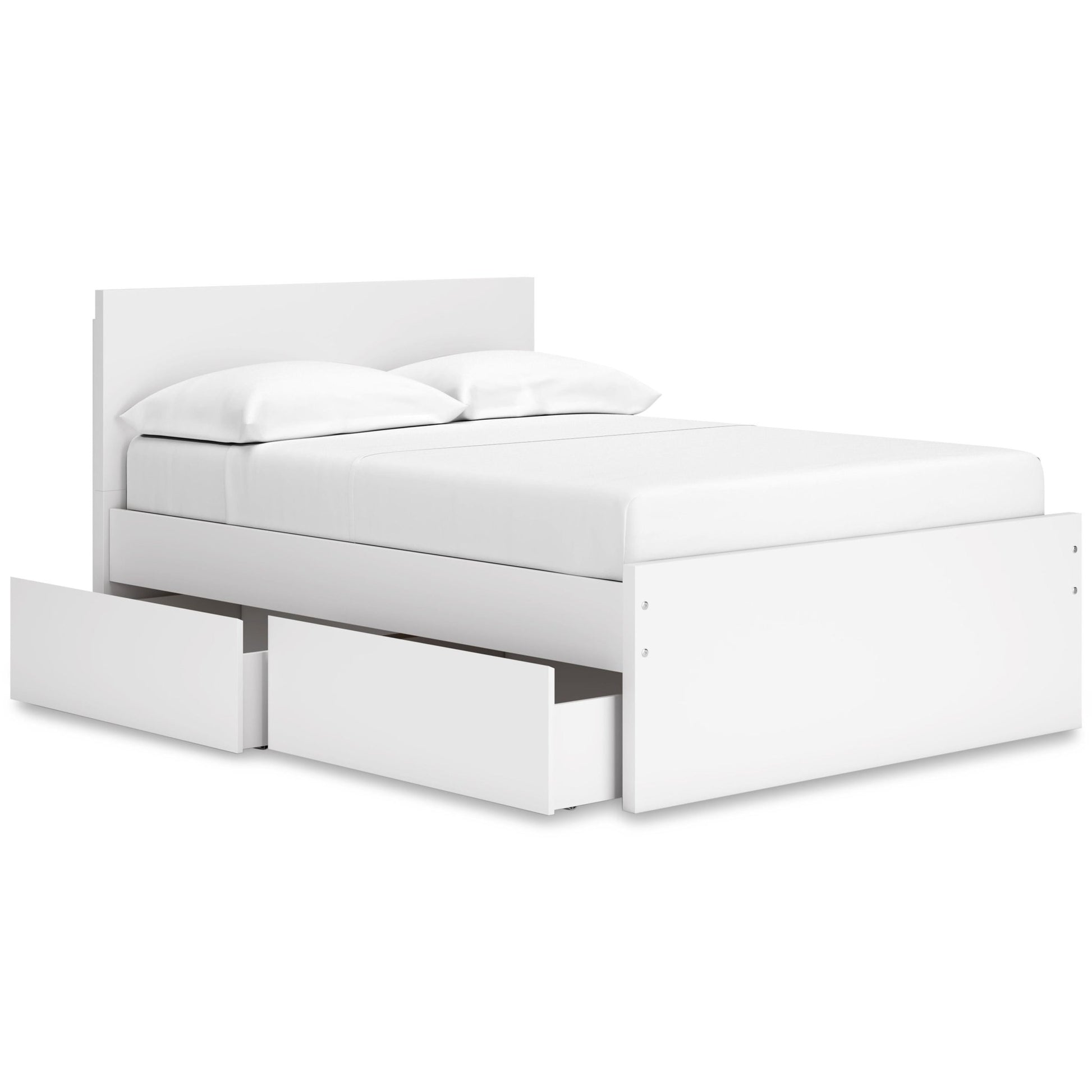 Signature Design by Ashley Onita EB9630B15 Full Panel Platform Bed with 2 Side Storage - American Furniture of Slidell