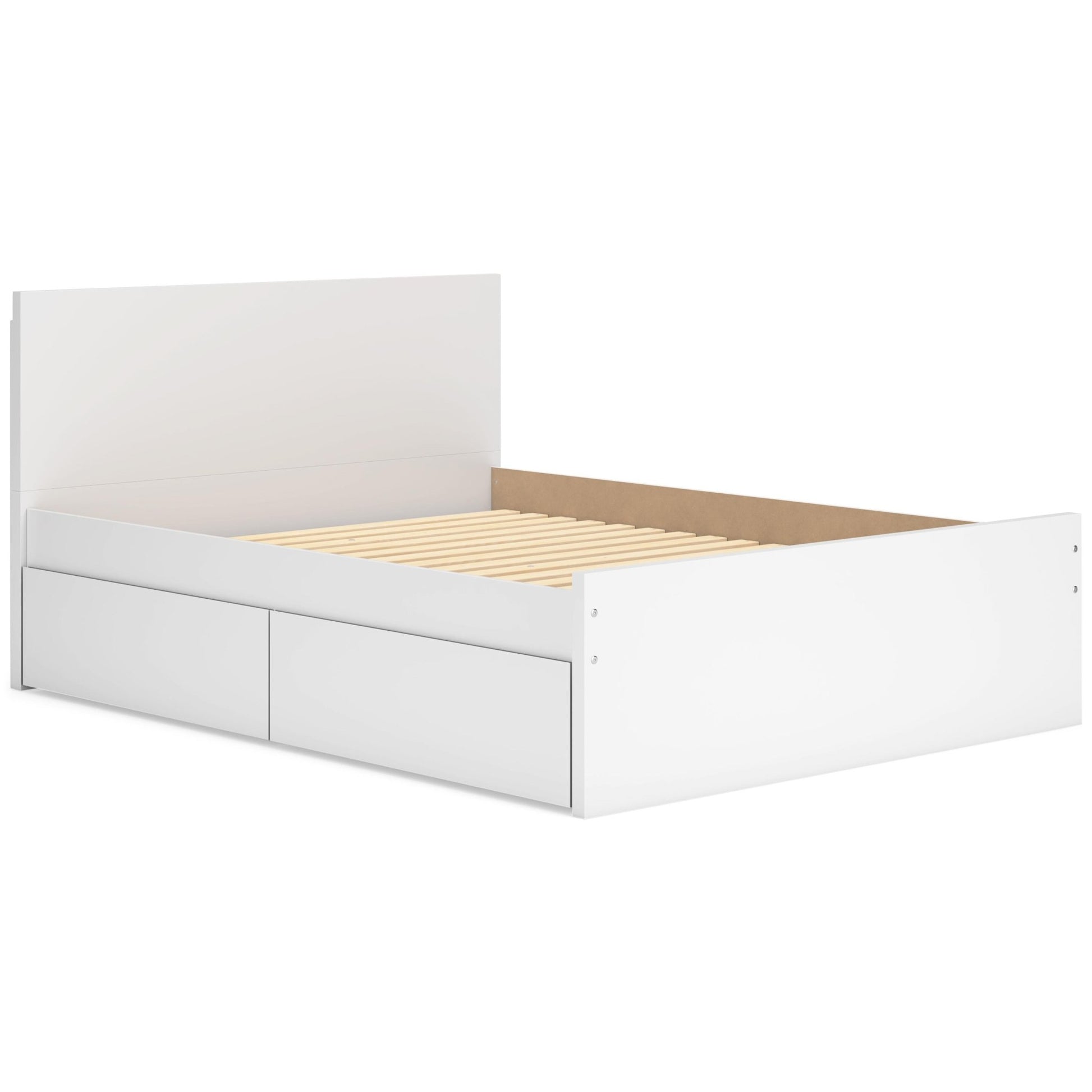 Signature Design by Ashley Onita EB9630B16 Queen Panel Platform Bed with 2 Side Storage - American Furniture of Slidell