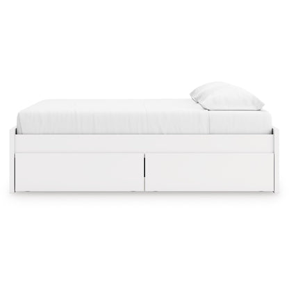 Signature Design by Ashley Onita EB9630B18 King Platform Bed with 2 Side Storage - American Furniture of Slidell