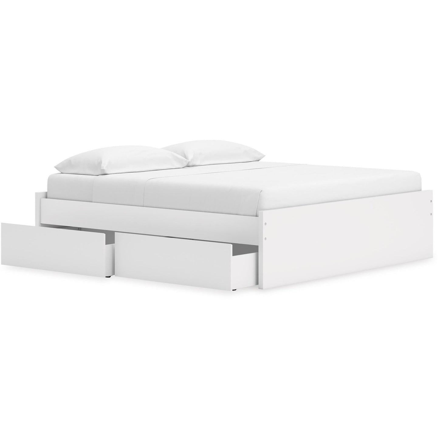 Signature Design by Ashley Onita EB9630B18 King Platform Bed with 2 Side Storage - American Furniture of Slidell