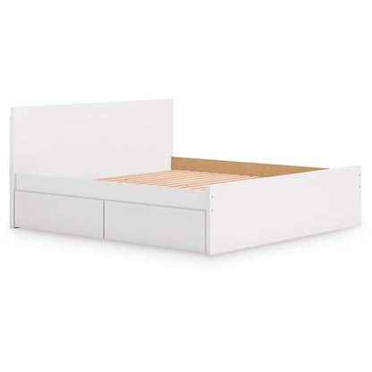 Signature Design by Ashley Onita EB9630B20 King Panel Platform Bed with Storage - American Furniture of Slidell