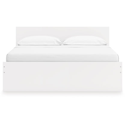 Signature Design by Ashley Onita EB9630B20 King Panel Platform Bed with Storage - American Furniture of Slidell