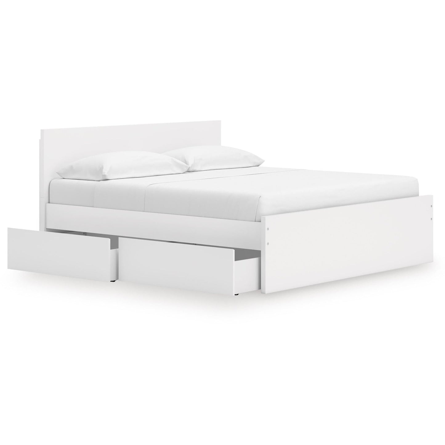 Signature Design by Ashley Onita EB9630B20 King Panel Platform Bed with Storage - American Furniture of Slidell