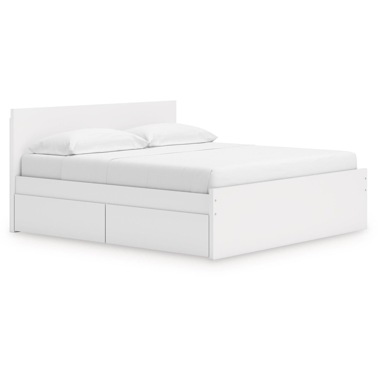 Signature Design by Ashley Onita EB9630B20 King Panel Platform Bed with Storage - American Furniture of Slidell
