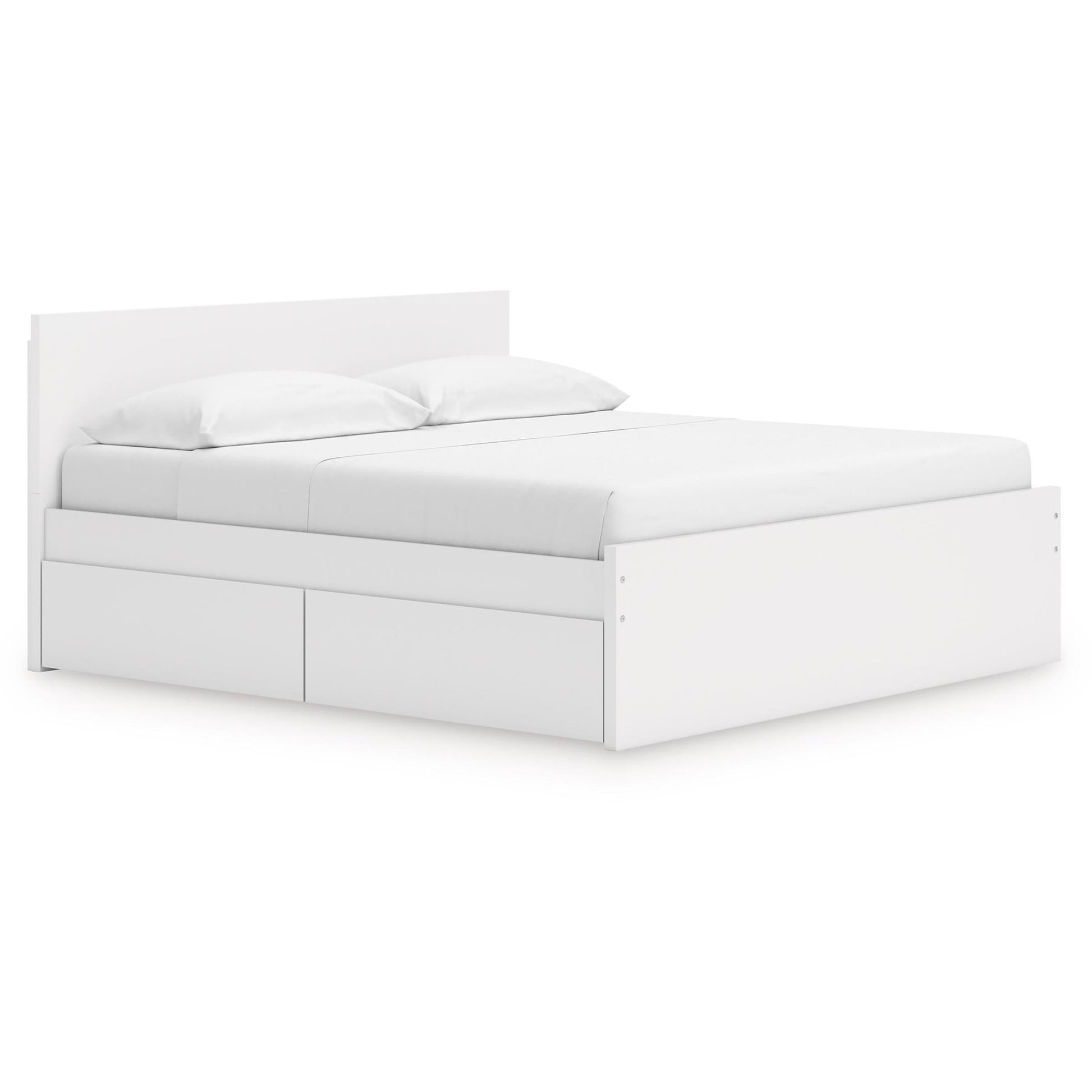 Signature Design by Ashley Onita EB9630B20 King Panel Platform Bed with Storage - American Furniture of Slidell