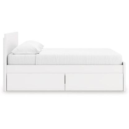 Signature Design by Ashley Onita EB9630B20 King Panel Platform Bed with Storage - American Furniture of Slidell