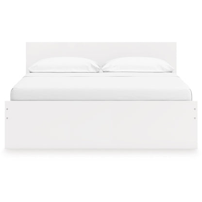 Signature Design by Ashley Onita EB9630B21 King Panel Platform Bed with 2 Side Storage - American Furniture of Slidell