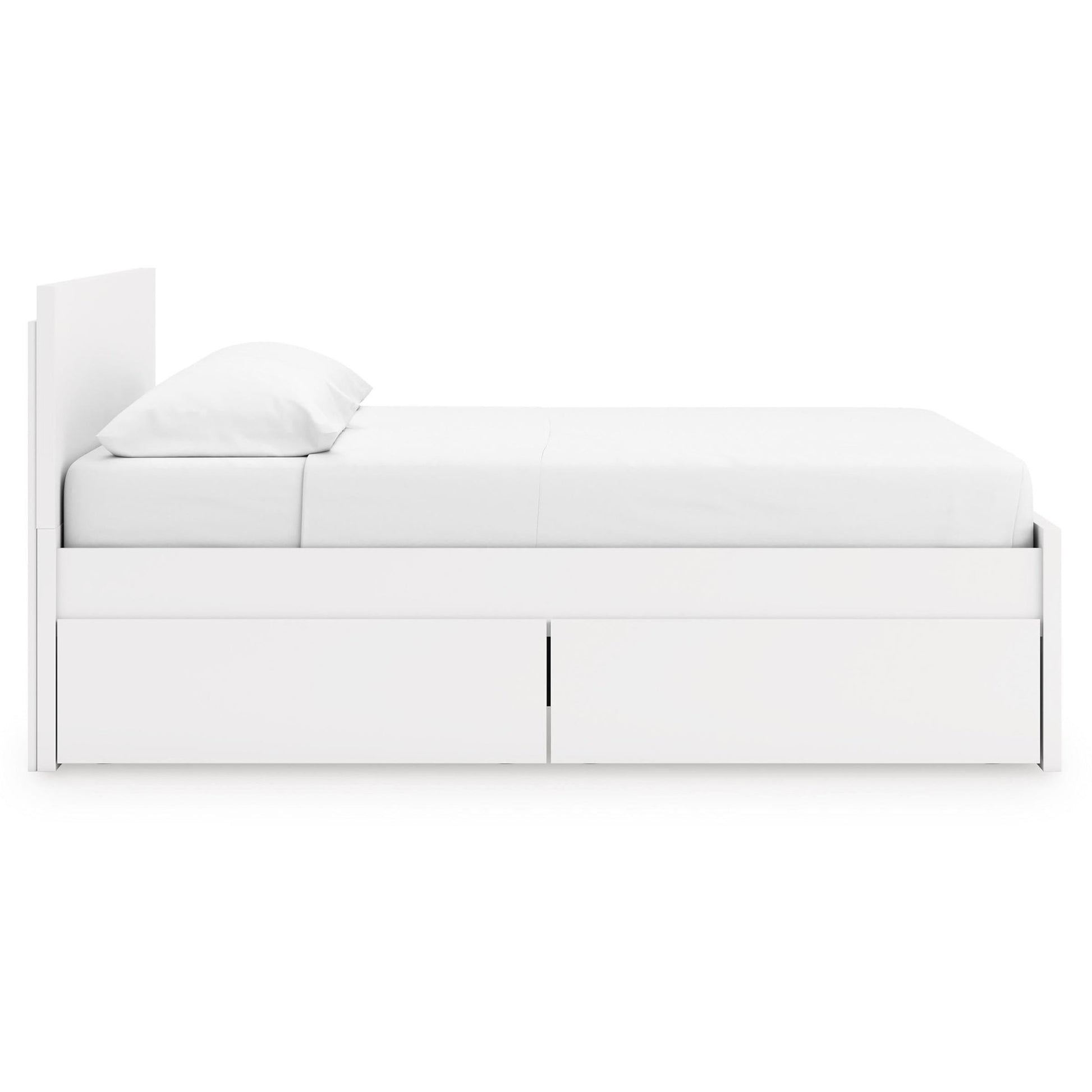 Signature Design by Ashley Onita EB9630B21 King Panel Platform Bed with 2 Side Storage - American Furniture of Slidell