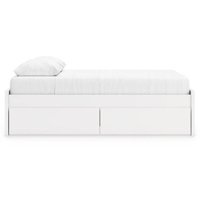 Signature Design by Ashley Onita EB9630B22 Queen Platform Bed with 1 Side Storage - American Furniture of Slidell