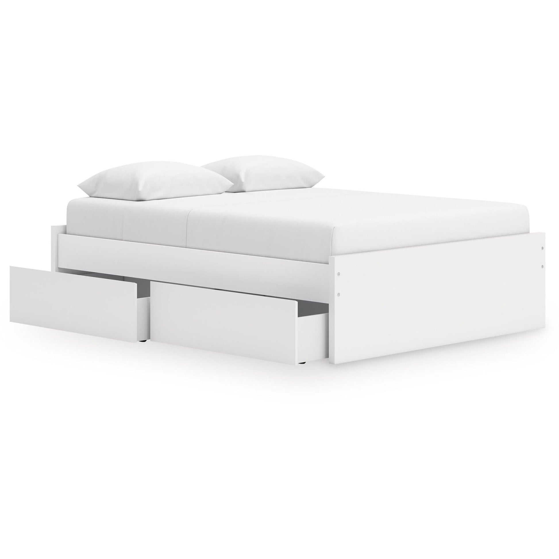 Signature Design by Ashley Onita EB9630B22 Queen Platform Bed with 1 Side Storage - American Furniture of Slidell