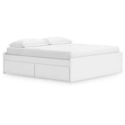Signature Design by Ashley Onita EB9630B23 King Platform Bed with 1 Side Storage - American Furniture of Slidell