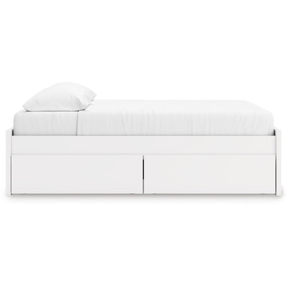 Signature Design by Ashley Onita EB9630B23 King Platform Bed with 1 Side Storage - American Furniture of Slidell
