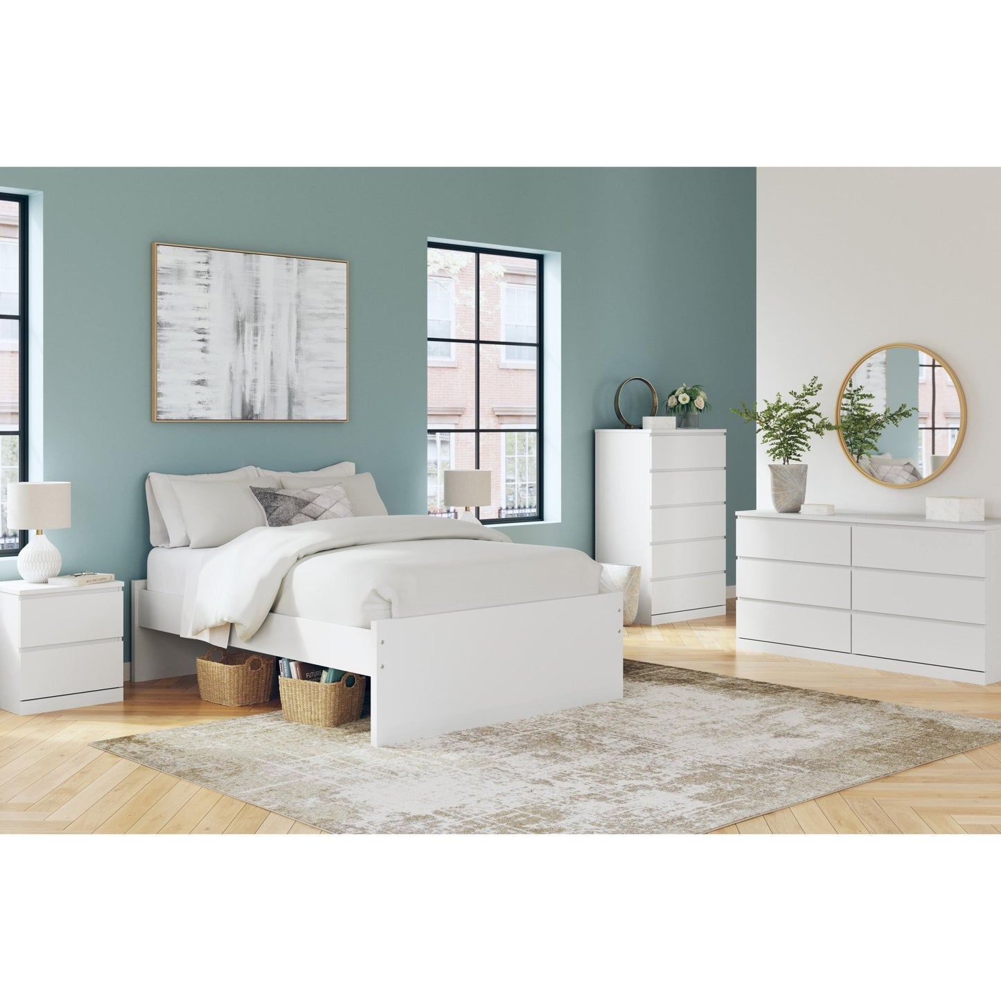 Signature Design by Ashley Onita EB9630B3 Full Platform Bed - American Furniture of Slidell