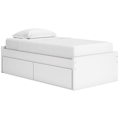 Signature Design by Ashley Onita EB9630B6 Twin Platform Bed with 1 Side Storage - American Furniture of Slidell
