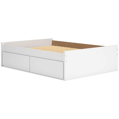 Signature Design by Ashley Onita EB9630B9 Full Platform Bed with 1 Side Storage - American Furniture of Slidell