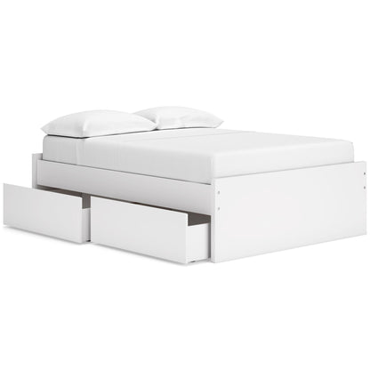 Signature Design by Ashley Onita EB9630B9 Full Platform Bed with 1 Side Storage - American Furniture of Slidell