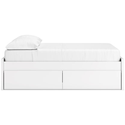 Signature Design by Ashley Onita EB9630B9 Full Platform Bed with 1 Side Storage - American Furniture of Slidell