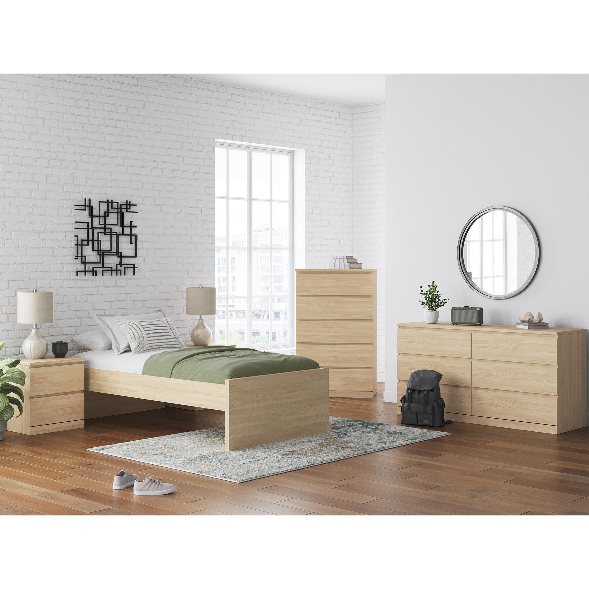 Signature Design by Ashley Onita EB9632B1 Twin Platform Bed - American Furniture of Slidell