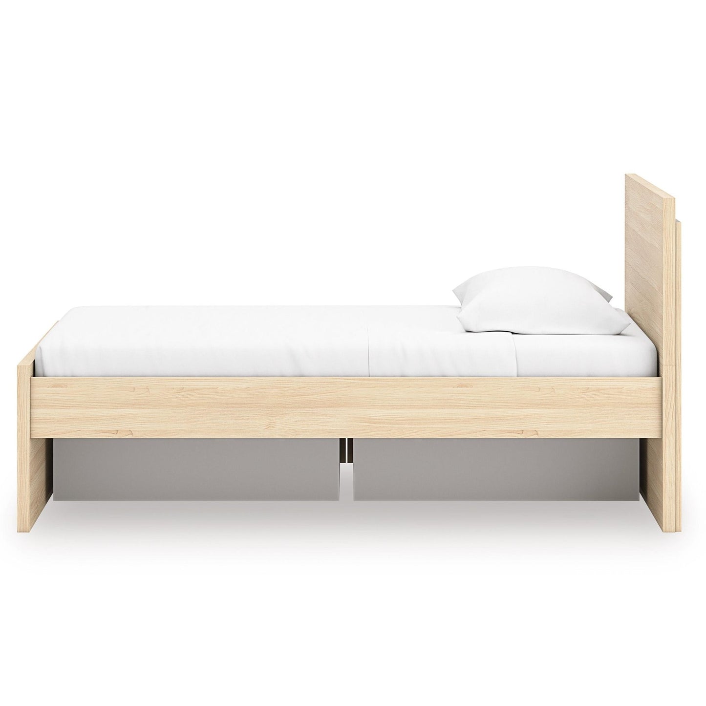 Signature Design by Ashley Onita EB9632B10 Twin Panel Platform Bed with 1 Side Storage - American Furniture of Slidell