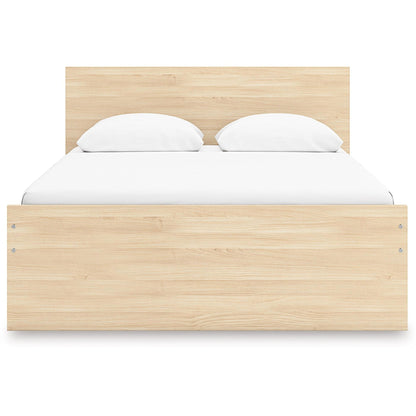 Signature Design by Ashley Onita EB9632B12 Queen Panel Platform Bed with 1 Side Storage - American Furniture of Slidell
