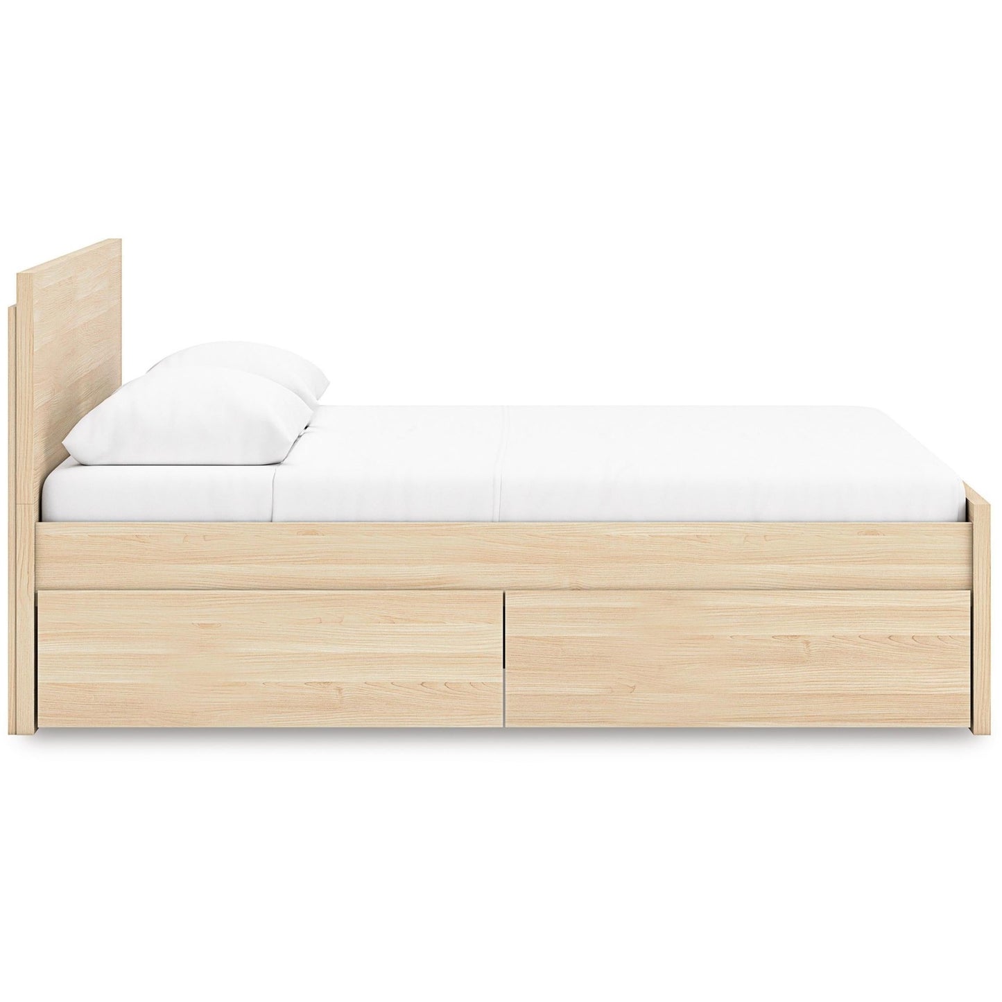 Signature Design by Ashley Onita EB9632B12 Queen Panel Platform Bed with 1 Side Storage - American Furniture of Slidell