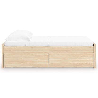 Signature Design by Ashley Onita EB9632B14 Full Platform Bed with 2 Side Storage - American Furniture of Slidell
