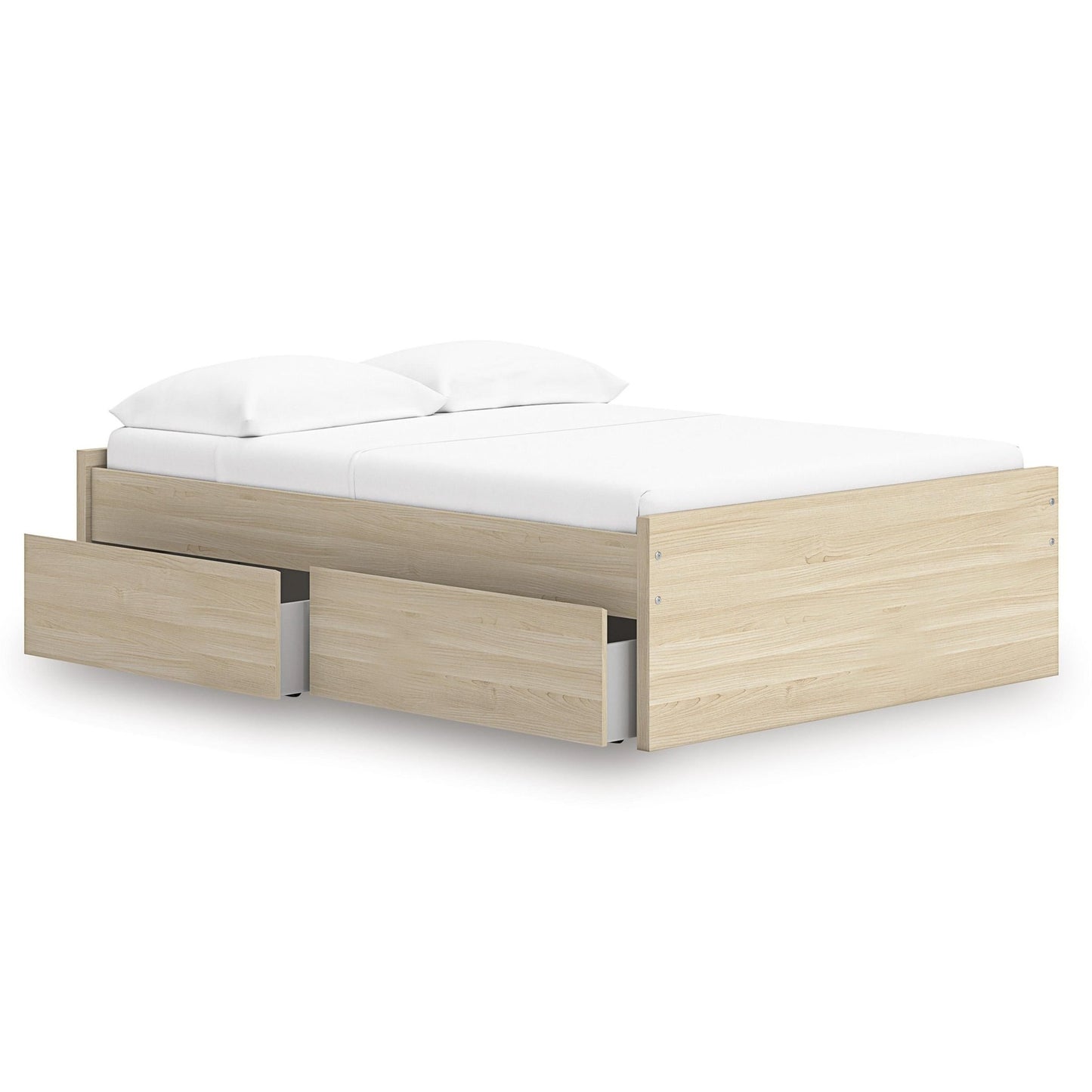 Signature Design by Ashley Onita EB9632B14 Full Platform Bed with 2 Side Storage - American Furniture of Slidell