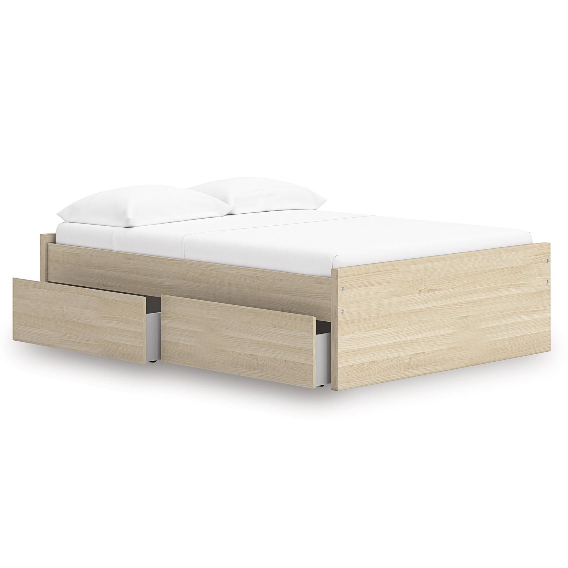 Signature Design by Ashley Onita EB9632B14 Full Platform Bed with 2 Side Storage - American Furniture of Slidell