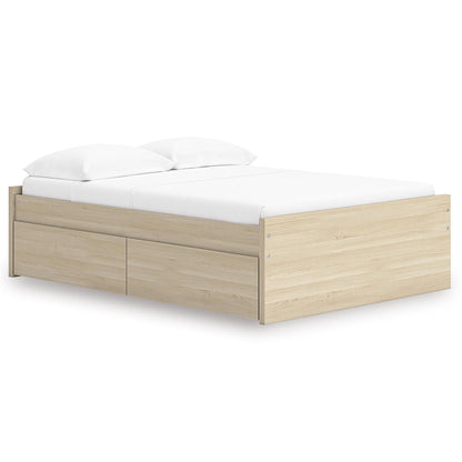 Signature Design by Ashley Onita EB9632B14 Full Platform Bed with 2 Side Storage - American Furniture of Slidell