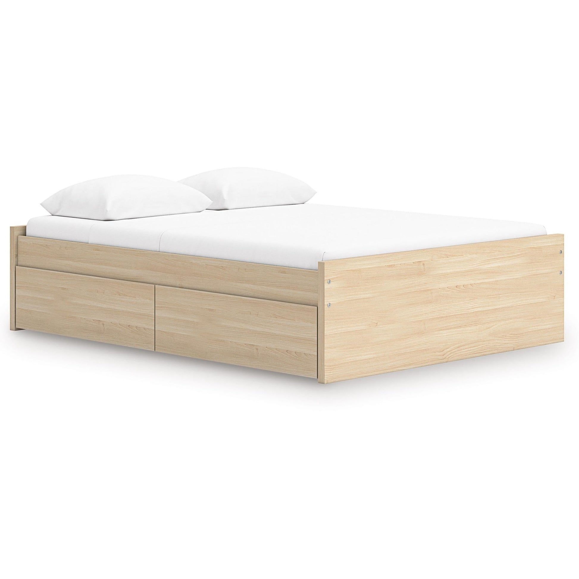Signature Design by Ashley Onita EB9632B15 Queen Platform Bed with 2 Side Storage - American Furniture of Slidell