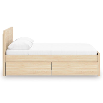 Signature Design by Ashley Onita EB9632B17 Full Panel Platform Bed with 2 Side Storage - American Furniture of Slidell