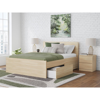 Signature Design by Ashley Onita EB9632B17 Full Panel Platform Bed with 2 Side Storage - American Furniture of Slidell
